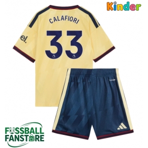Arsenal Riccardo Calafiori #33 Replik 3rd trikot Kinder 2026-27 Kurzarm (+ Kurze Hosen)